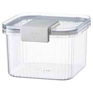 PINMOO 品沐 大容量密封儲米桶, 1個, 白色