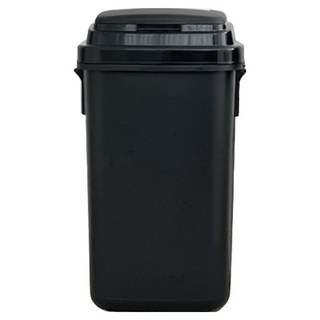 LIVING&TREE Lead Black 大容量分類回收垃圾桶, 黑色