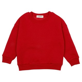 Rainbow Kids 兒童款冬季日常刷毛大學T