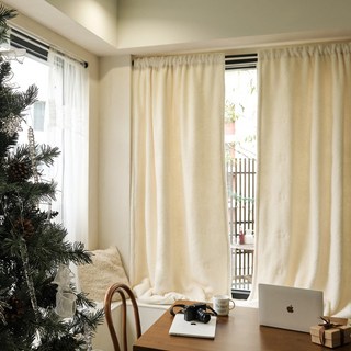 바자르 허그미 양털 극세사 3중 방한 커튼