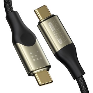 VOLTME UTRON USB4 8K 40Gbps 240W Type-C 超高速充電線, 混合色, 1個, 1.2m