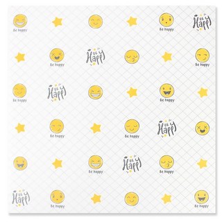 아이엔피 코팅 깔지 해피 스마일 18 x 18 cm, 1개, 100개입