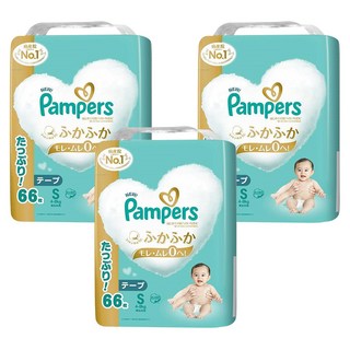 Pampers 幫寶適 日本境內版 黏貼型尿布 4~8kg, S, 198片