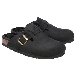 SHOOPEN 女款羊羔絨穆勒鞋 HPCV4FFT01