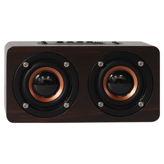 DTAudio 木質藍牙喇叭, WH5, 深胡桃木