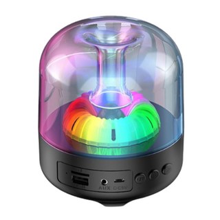 DTAudio 水母炫彩喇叭, 黑色, DTA-M1