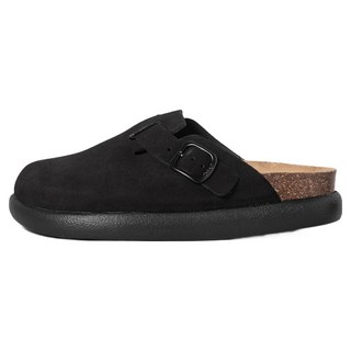 Scholl 女款厚底木屐 F32257, 黑色, 230