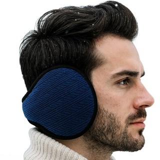 JECO 輕量刷毛保暖運動耳罩, 海軍藍, 2個