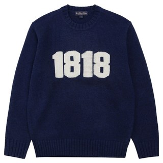 BrooksBrothers 男士 1818 Archive 羊毛嵌花毛衣