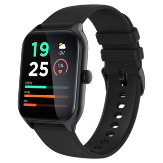 MIVSEN 智慧手錶/藍牙運動手錶 line通話/內建line接聽/心率運動計步 P58, 黑色, 1.96吋, 藍牙