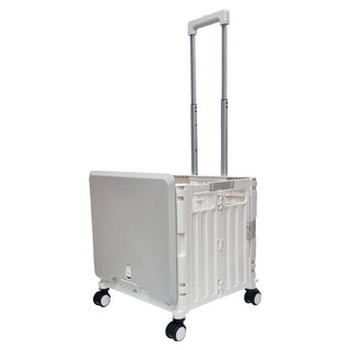 smasH tools 露營四輪360度折疊手推車 第2代, 象牙白, 1個