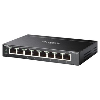 omADA 8 PoE+ 連接埠 Gigabit Agile 交換式集線器, 1個, ES208GP