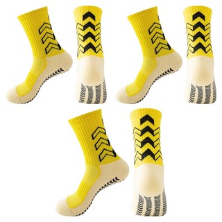 Soyo Sanghoe 訓練戶外緩震運動襪, 黃色, 3個