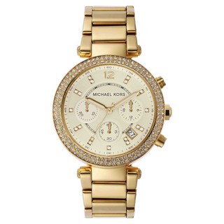 MICHAEL KORS 女款 Parker 計時碼錶金屬腕錶 MK5354