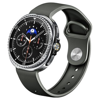 빅스킷 갤럭시워치 호환 실리콘 스트랩, 카키, 1개