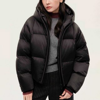 반야스토리 여성용 겨울 데일리 숏 후드 패딩 PP196