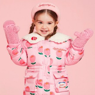 베베드피노 아동용 올오버튤립 퍼칼라덕다운 점퍼 BP34DW204