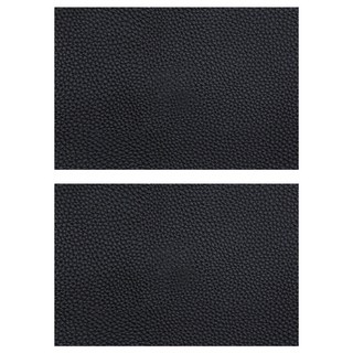 皮革修補片 30 x 20cm, 黑色, 2個