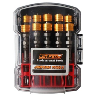 盒裝磁吸批頭 螺絲起子頭 10入組, 1套