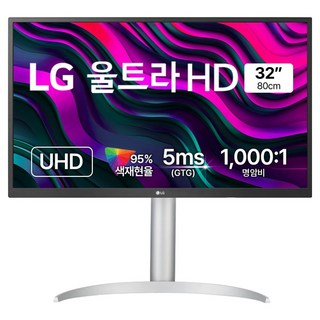 LG전자 4K UHD 울트라HD 모니터 방문설치, 80cm, 32UP830K
