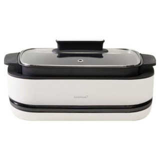 LocknLock 樂扣樂扣 大容量分離式有線多功能料理鍋 白色 6L, EJP261WHT