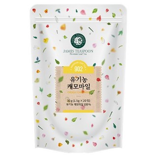 제임스티스푼 유기농 캐모마일차, 1.5g, 20개입, 1개
