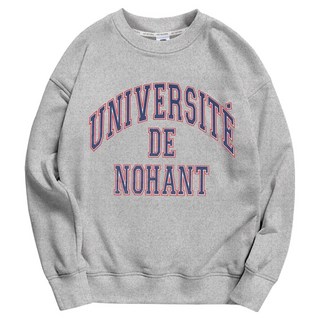 MCT Moon Collection 中性款 毛圈布料 寬鬆版型 大學風 大尺碼 字母 大學T