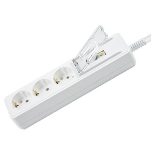 韓國 DOnGYAnG 高容量延長線 漏電斷路器 ELB 3孔, 1個, 白色, 5m