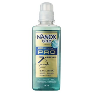 LION 獅王 NANOX one 奈米樂 PRO 加強洗淨抗菌除臭洗衣精, 600g, 1瓶