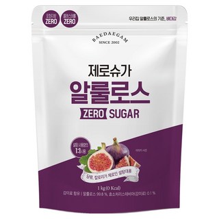 Baedaegam 大容量零糖阿洛酮糖, 1kg, 1個