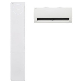 LG전자 인버터 56.9㎡ (17.2평) + 18.7㎡ (5.7평) 휘센 오브제컬렉션 뷰II 2in1 에어컨 1시리즈 FQ17EU1ED2 방문설치, 일반배관형