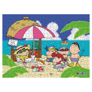 학산문화사 짱구 해변의 친구들 직소퍼즐, 500피스, 혼합색상, 1개