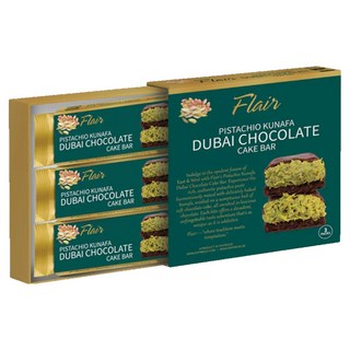 Flair 杜拜巧克力蛋糕禮盒組 開心果, 165g, 1組