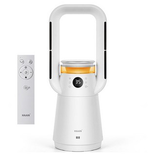 한경희생활과학 공기청정 가습겸용 BLDC 그래핀 날개없는 온풍기, HAAN-P17000, 화이트