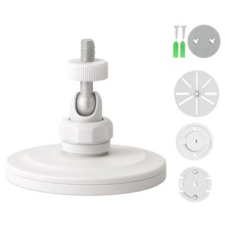 VISANG 免鑽孔家用攝影機CCTV角度可調磁吸支架, VS-MCTVW(白色), 1個