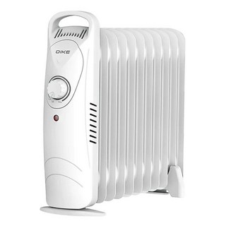 DIKE 11葉片式 油燈恆溫電暖器暖氣機, HLE600, 白色