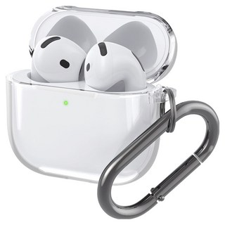 LIAMONT AirPods TPU 透明全包覆保護殼, 1個, 透明, AirPods 第4代