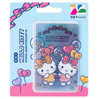 EASYCARD 悠遊卡 HELLO KITTY 50th悠遊卡, 氣球, 1個