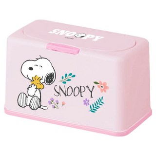 PEANUTS 史努比 50入口罩收納盒, 花草, 1個