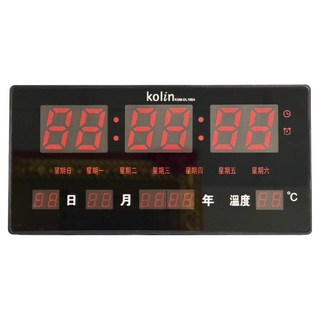 Kolin 歌林 LCD數位萬年曆 KGM-DL198A, 黑色