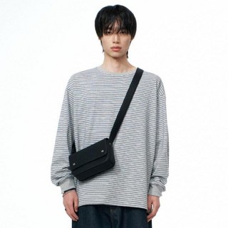 WEST GRAND BOULEVARD 男士半寬鬆條紋長袖