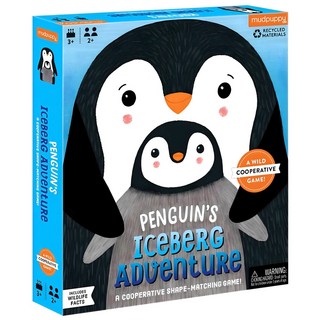 mudpuppy 企鵝親子合作遊戲, 1個, 親子合作遊戲