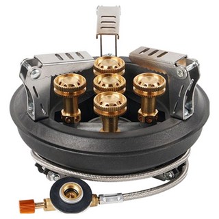 KEEP 오성 파워 스토브 고화력 캠핑 버너, 블랙, 1개