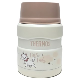 THERMOS 膳魔師 瑪麗貓系列 不鏽鋼真空保溫食物燜燒罐 SK3000MR-WH, 1個, 470ml, 白色