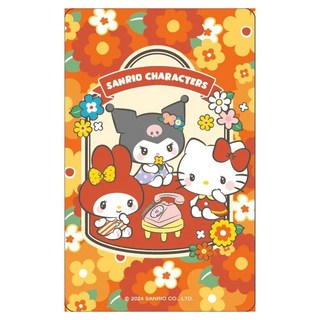 EASYCARD 悠遊卡 三麗鷗復古童趣風, RED, 1個