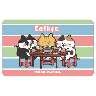 EASYCARD 悠遊卡 耍廢貓悠遊卡, 1個, 辦桌