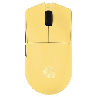 지클릭커 슈퍼히어로 르캄프 라이트 초경량 블루투스 게이밍 무선 마우스, OP99, 옐로우퍼포만테