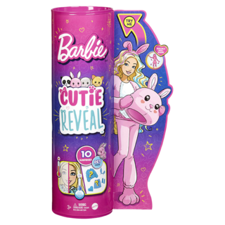 Barbie 芭比 驚喜造型娃娃可愛動物系列, 1個, 顏色隨機