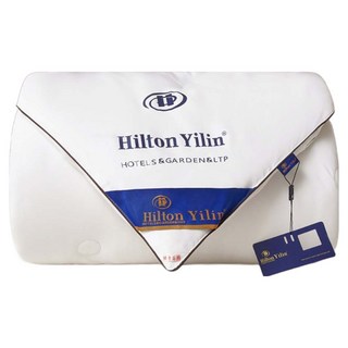 Hilton 希爾頓 五星級酒店款鵝绒被 暖被 厚被 冬被 羽毛被 單人尺寸 1500g, 白色