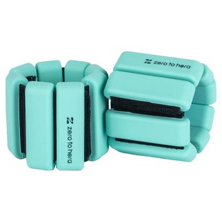 제로투헤라 손목 발목 실리콘 웨이트 뱅글 2p, 프레쉬 민트, 900g
